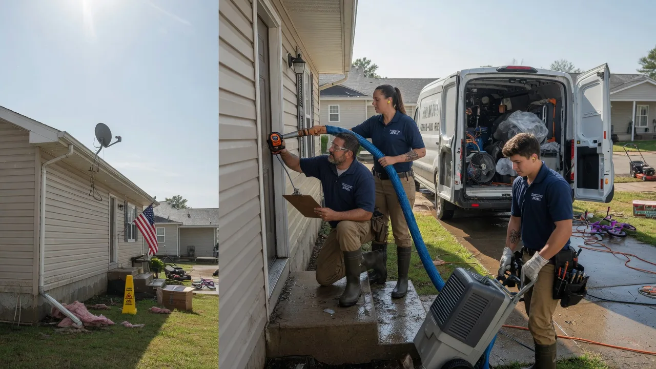 Ceiling Water Damage Restoration in Eastville, VA near me
